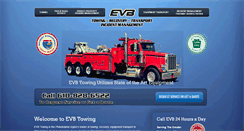 Desktop Screenshot of evbtowing.com